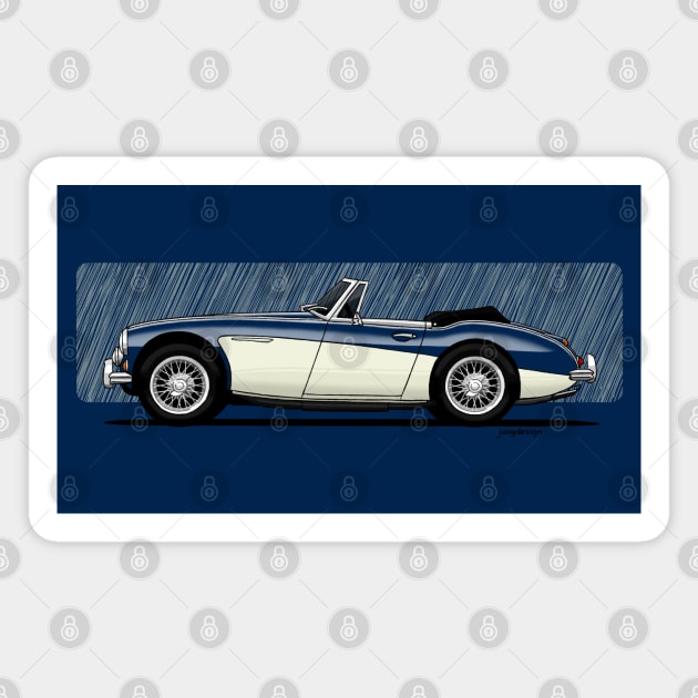 The classic british roadster Magnet by jaagdesign